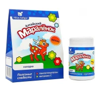 Драже «Алтайский мараленок» с солодкой - отхаркивающее