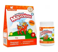 Драже «Алтайский мараленок» с йодом для щитовидной железы