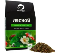 Натуральный травяной чай «Лесной», 80 гр.