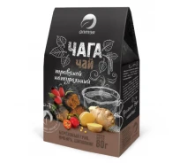 Чайный напиток «Фиточай Чага с имбирем и шиповником», 80 гр.