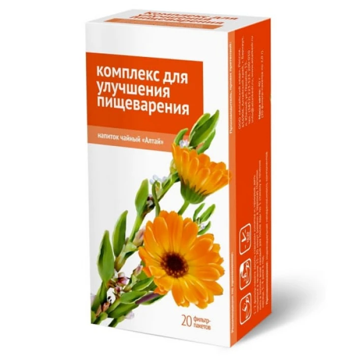 Чайный напиток «Комплекс для улучшения пищеварения», 20 фп. Чайный напиток «Комплекс для улучшения пищеварения», 20 фп.