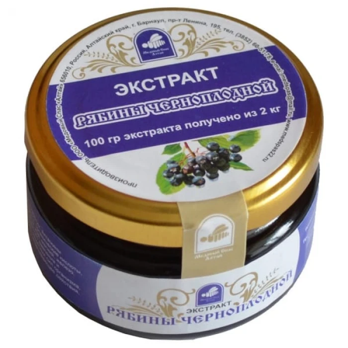 Экстракт рябины черноплодной, 100 гр. Экстракт рябины черноплодной, 100 гр.
