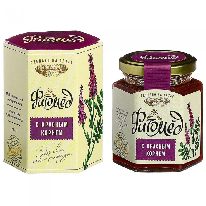 Фитомёд с экстрактом красного корня, 230 гр. Фитомёд с экстрактом красного корня, 230 гр.