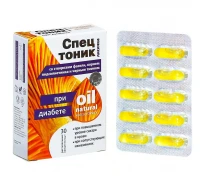 Спецтоник лисичка: при диабете, 30 капс.