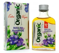 Льняное масло «Organic life» для сердца и сосудов, 100 мл