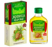 Живица кедровая 12,5% для оздоровления организма, 100 мл