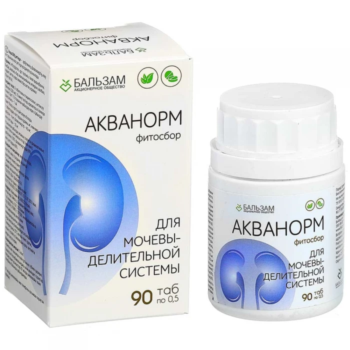 Фитосбор «Акванорм» для мочевыделительной системы, 90 табл. Фитосбор «Акванорм» для мочевыделительной системы, 90 табл.
