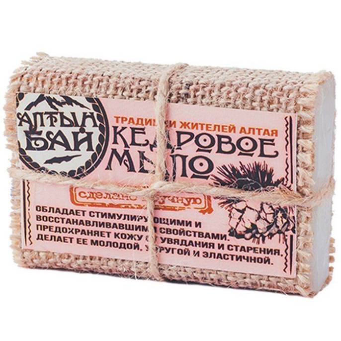 Мыло АЛТЫНБАЙ натуральное Кедровое 80г