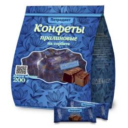 Конфеты Петродиет на сорбите пралиновые 200 г