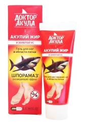 Гель для ног Акулий жир и золотой ус Доктор Акула 75мл