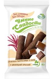 Батончики Умные сладости амарантовые с какао и шоколадном