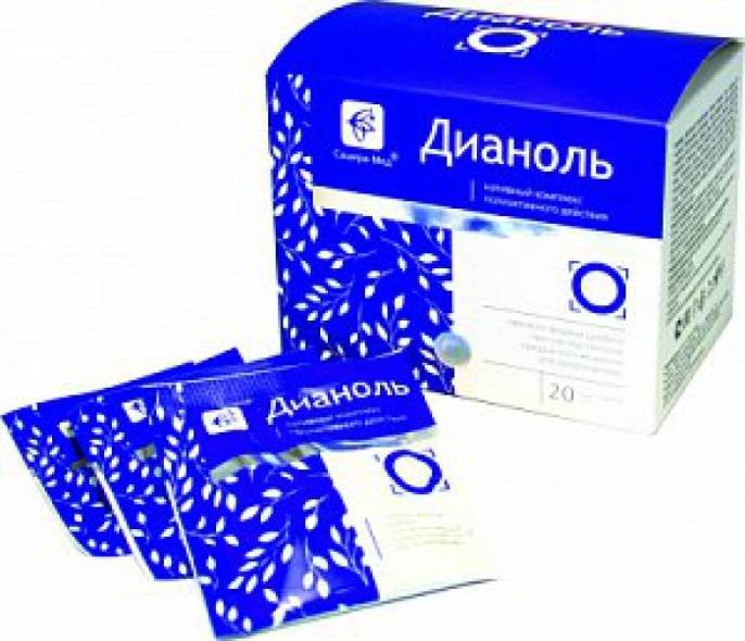 Комплекс «Дианоль» при проблемах с глюкозой, 20 саше-пакетов.