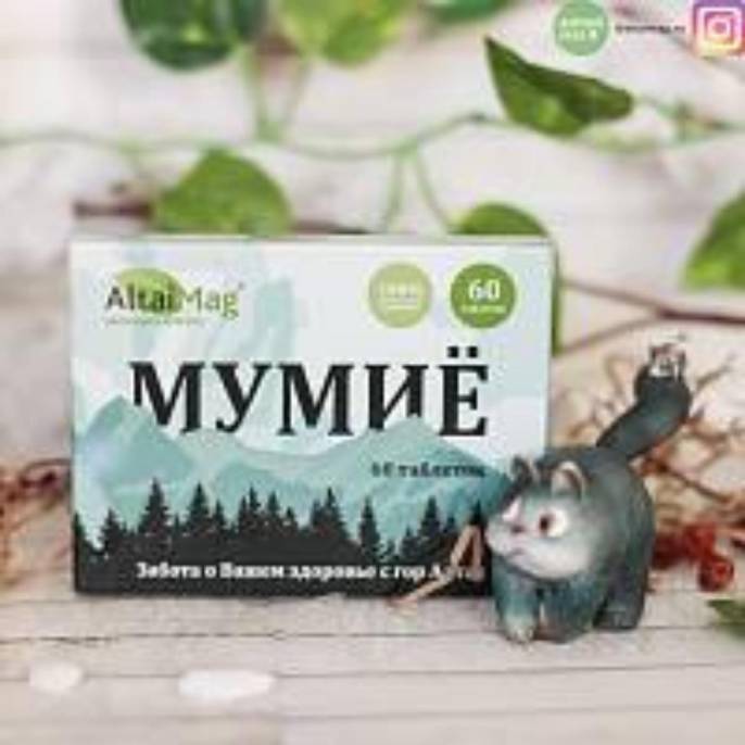 Мумие Алтайское в таблетках 60 шт
