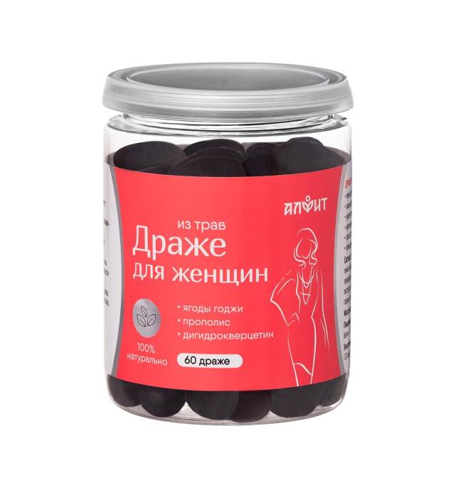 Драже из трав для женщин 60 драже