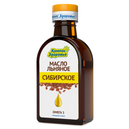 Масло льняное пищевое Сибирское 500 мл