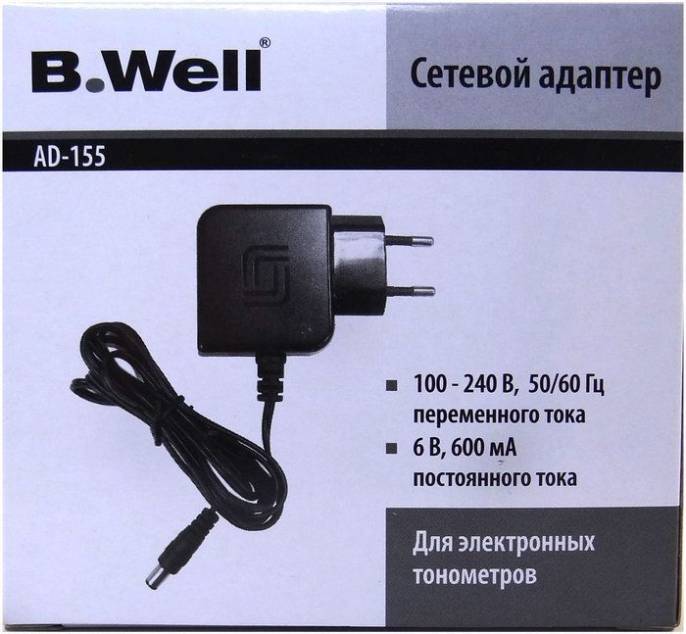Адаптер BWELL AD 155 для автоматических тонометров