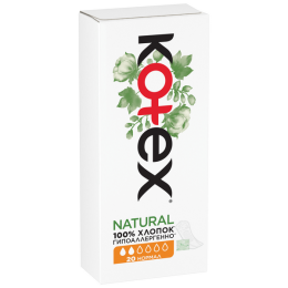 Прокладки Kotex Котекс Natural Ежедневные Нормал №20