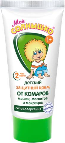 Мое солнышко Крем от комаров детский защитный 50 мл