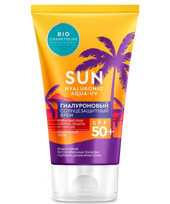 Bio cosmetolog Крем солнцезащитный гиалурон SPF 50 75мл