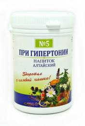 При гипертонии чайный напиток Алтайский №5 50г