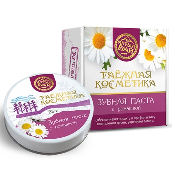 АЛТЫНБАЙ Зубная паста С ромашкой 25г