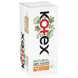 Прокладки Kotex Котекс Natural Ежедневные Нормал №40