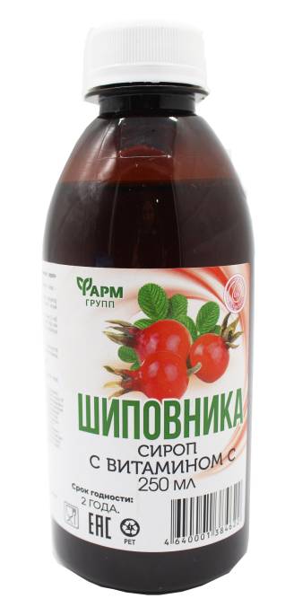 Сироп шиповника Фармгрупп 250мл