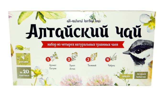 Травяной чай Подарочный набор чая с Алтая 100% натуральный