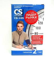 Тонометр CS Medica CS 105 механический со встроенным фонендоскопом