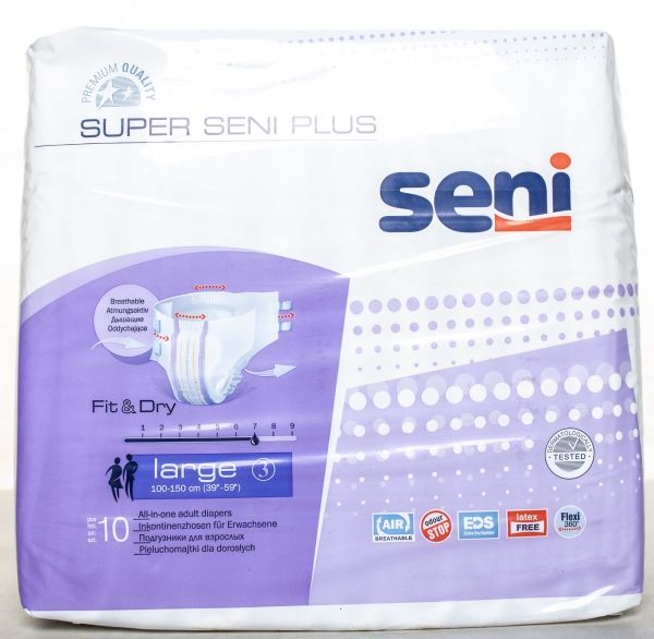 Подгузники Super Seni Плюс AIR для взрослых Medium 10шт