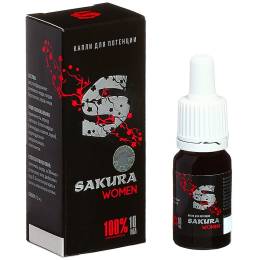 Капли для потенции «Sakura women» 10 мл.