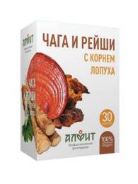 Чага и Рейши с корнем лопуха 30 капсул