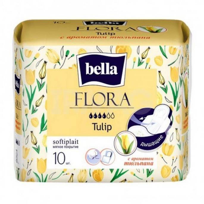 Прокладки BELLA Белла FLORA Tulip 10шт