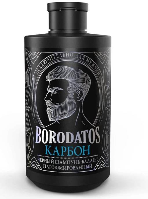 Шампунь черный баланс Карбон Borodatos 400мл