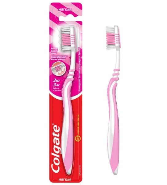 Colgate Зубная щетка Зиг заг забота о деснах мягкая
