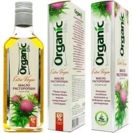 Масло расторопши «Organic life» для здоровья печени, 250 мл