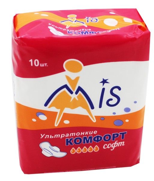 Прокладки МИС Ультратонкие Комфорт софт 5 кап 10шт