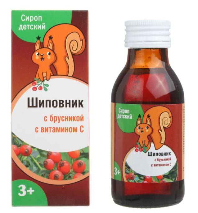 Сироп Шиповника для детей с 3 х лет 100 мл