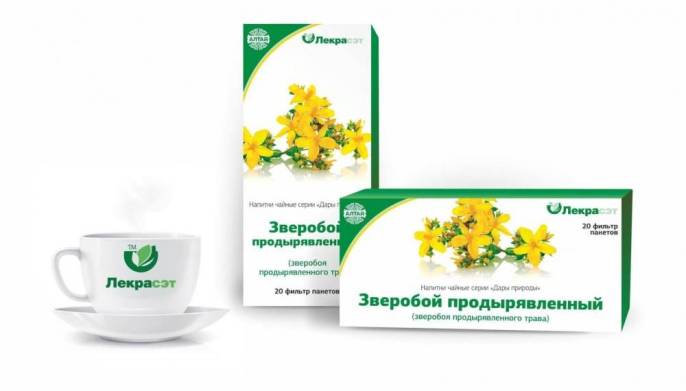 Зверобой трава чайный напиток 20 пакетиков