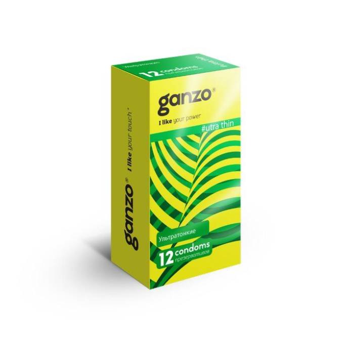 Презервативы GANZO Ultra thin ультратонкие 12 шт