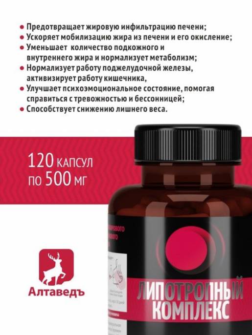 Натурведъ Липотропный комплекс Форсколин №54 120 капсул