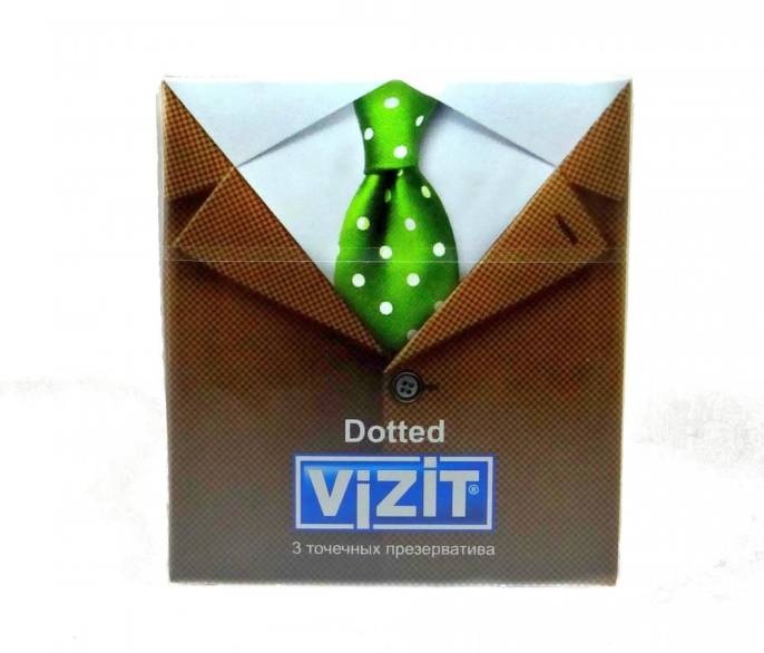 Презервативы VIZIT Dotted Точечные 3 шт