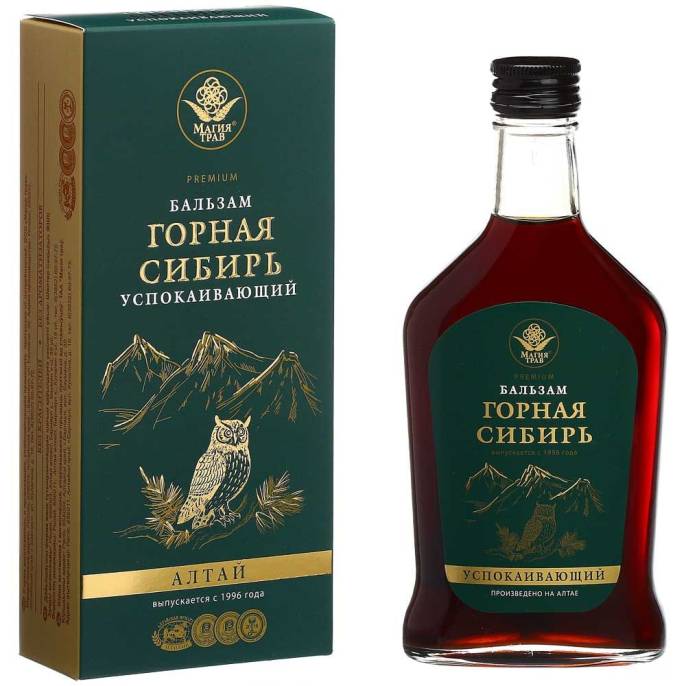 Бальзам «Горная Сибирь» PREMIUM успокаивающий