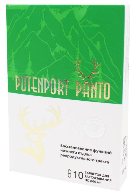 Potenport Panto комплекс для потенции Сашера Мед 10 табл