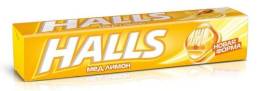 HALLS леденцы мед лимон №9 10 шт