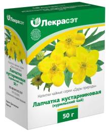 Курильский чай лапчатка кустарниковая чайный напиток 50г