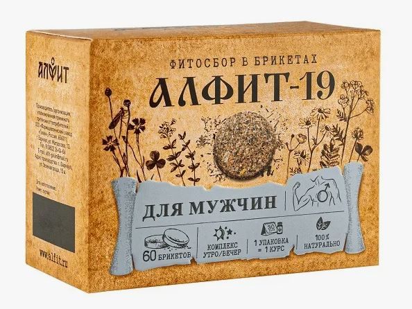 Алфит 19 Мужской утренний и вечерний 60г