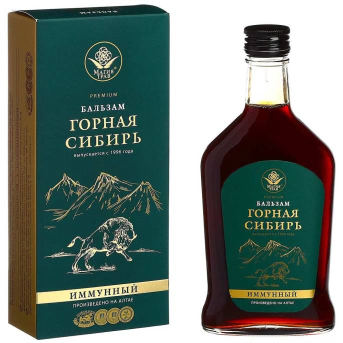 Бальзам «Горная Сибирь» иммунный, 250 мл.