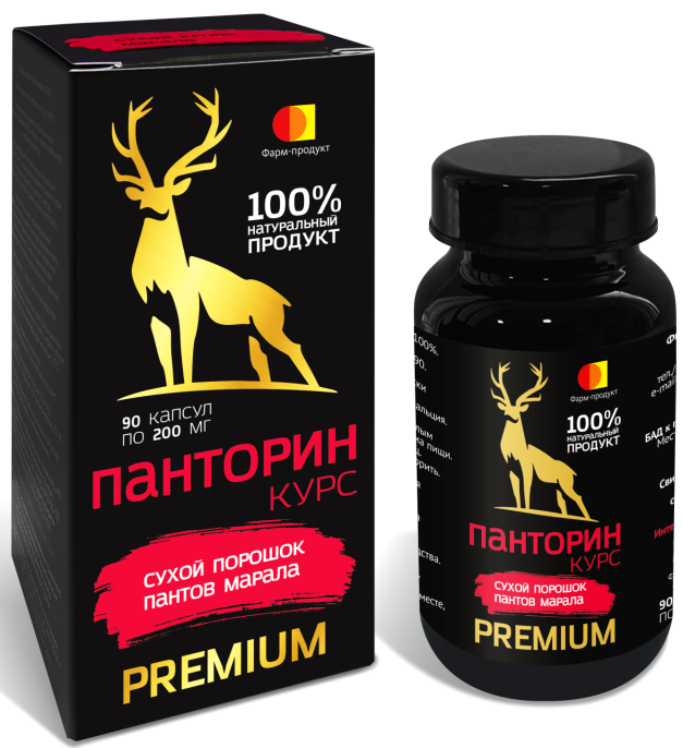 Панторин панты марала 90 капсул