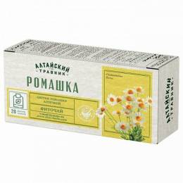Ромашка цветки фиточай Алтайский травник Гринсайд 20 пакетиков по 15г